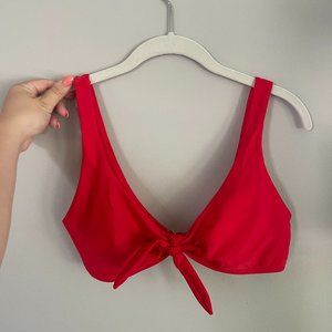 Hollister Swim Tie Front Bikini Top